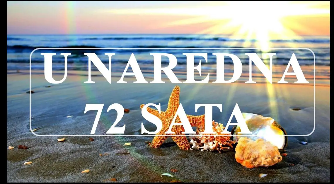 U naredna 72 sata bice cuda verujte u njih .