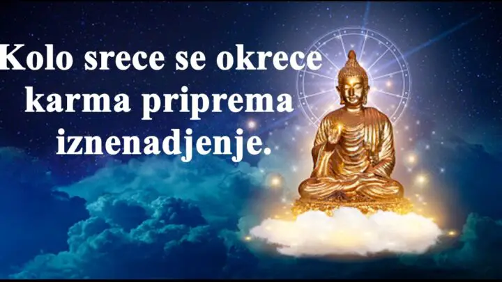 Kolo srece se okrece karma priprema iznenadjenje.