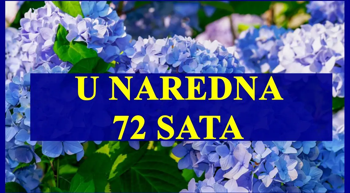 U naredna 72 sata cu7da su moguca , ako verujete u njih !