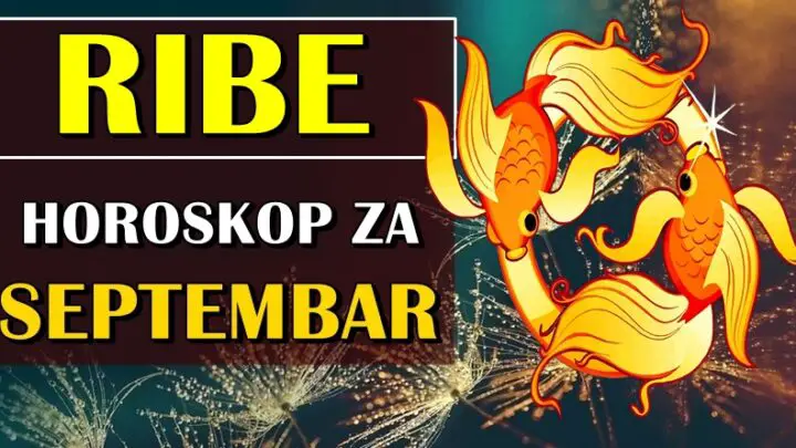 Ribe tokom septembra:Vi ste znak kojem treba da cestitamo!