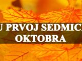 U prvoj sedmici