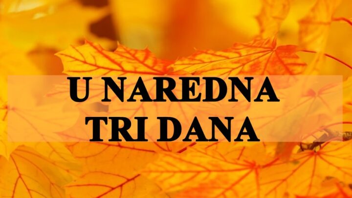 U naredna tri dana fokusirajte se na ravnotezu u medjuljudskim odnosima, iskoristite priliku i povezite se sa ljudima oko vas.