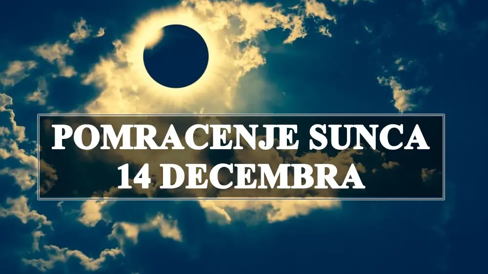 Pomracenje sunca 14 decembra evo sta vam donosi.