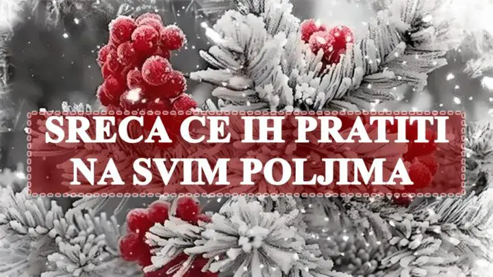 Do kraja prve polovine januara,ove znakove ce pratiti sreca na svim poljima !