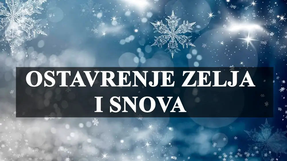 Sreca dolazi u velikim koracima . ostavrenje snova a i zelja.