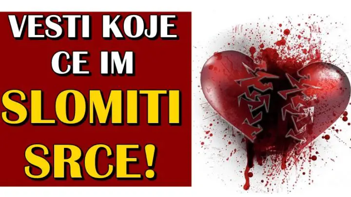 Kakva velika tuga:Evo kojim znacima ce srce biti slomljeno na delove!