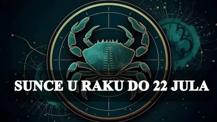 Sunce u raku do 22 jula , to donosi emotivne i intuitivne energije koje utiču na sve znakove zodijaka.