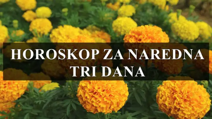 Ponedeljak, Utorak i Sreda evo sta vam ovi dani donose !