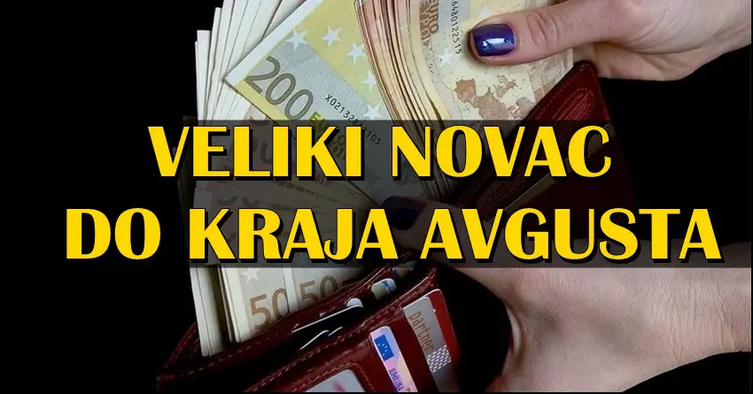 VELIKI NOVAC DO KRAJA AVGUSTA: Rakove i OVE znakove će sreća konačno pogledati!