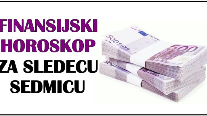 Finansije u sledecoj sedmici:Bitno je da kazemo da slede iznenadjenja!