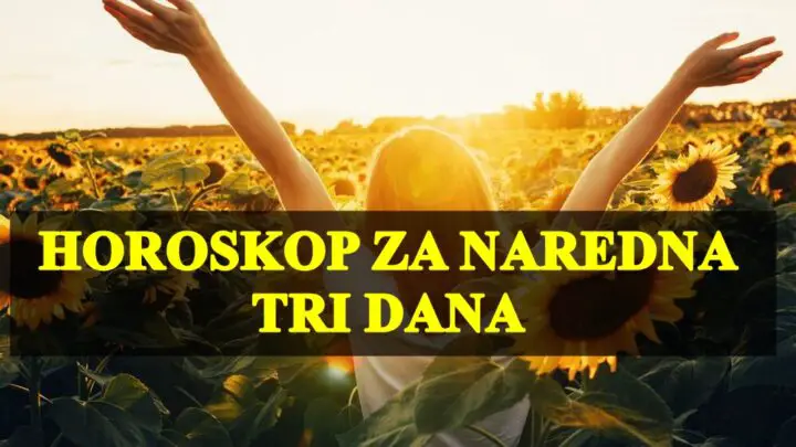 Tri dana novih mogucnosti su pred  vama , neko bi ih trebao pametno iskoristiti.