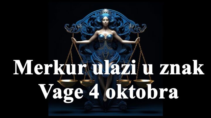 Kada Merkur uđe u znak Vage 4. oktobra, donosi energiju harmonije, diplomatije i balansirane komunikacije.