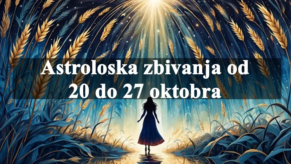 Astrološki period od 20. do 27. oktobra 2024. godine donosi nekoliko značajnih promena koje će uticati na sve znakove zodijaka