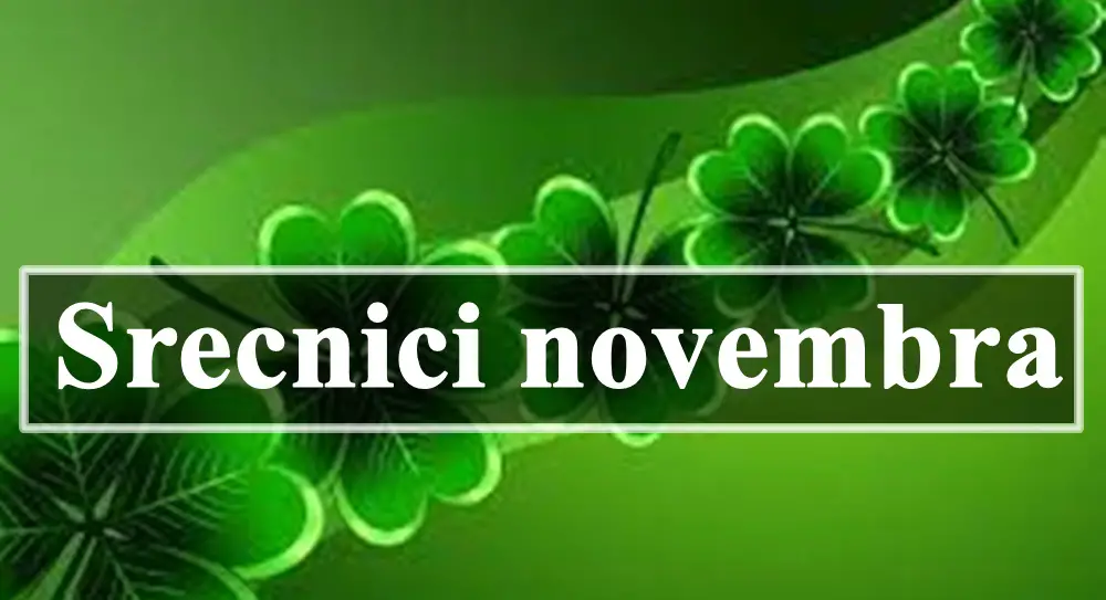 Najveci srecnici meseca novembra , saznajte i koji su to znaci.