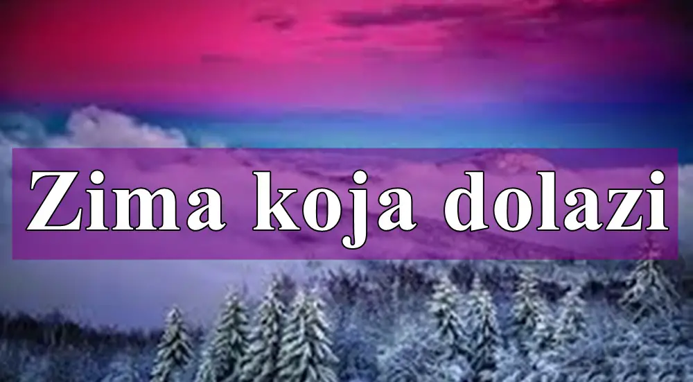 Zima koja je pred nama nekome donosi srecu koju zasluzuje !