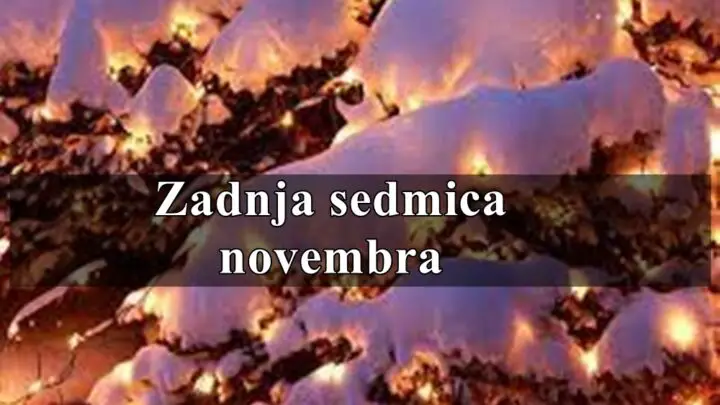 Zadnja sedmica novembra budite strpljivi i spremni na promene !