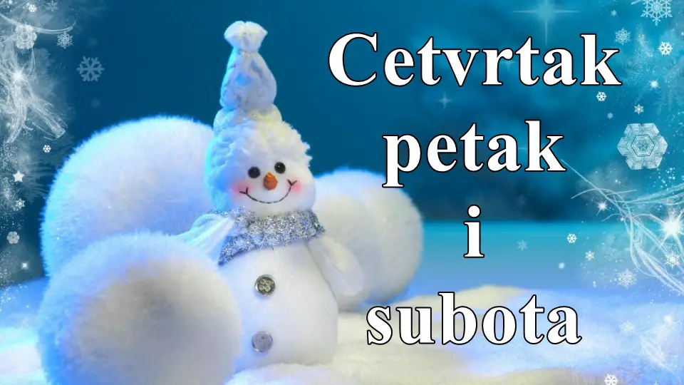 Cetvrtak petak i subota , nekome se desava carolija.