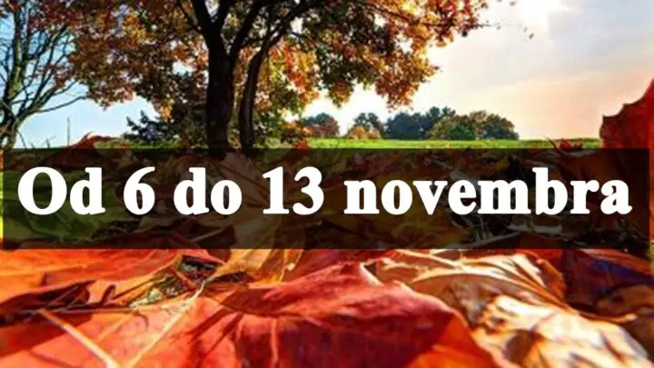 Od 6 do 13 novembra znacajni dogadjaji za sve znake zodijaka .