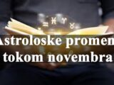 Astroloske promene tokom novembra , evo i kakav utica ima na znakove zodijaka.