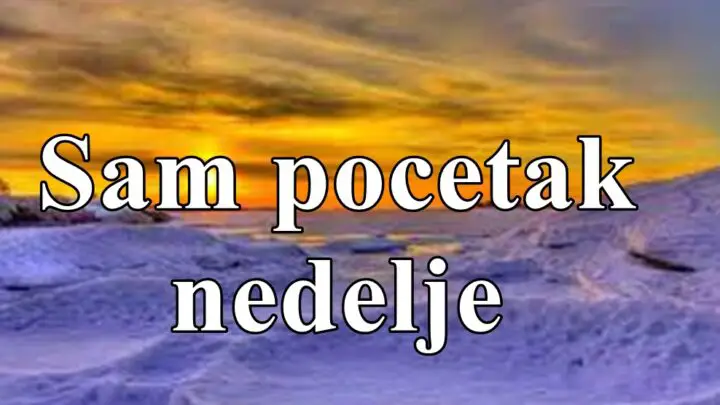 Sam pocetak nedelje sa sobom donosi promene.