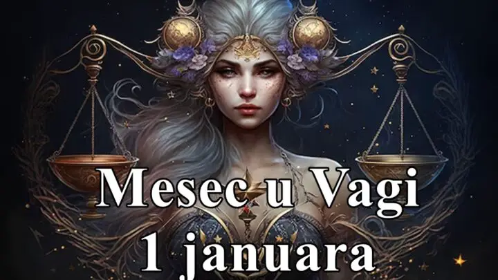 Kada Mesec ulazi u znak Vage 1. januara 2025. godine, donosi nam snažnu energiju za usmeravanje pažnje na naše odnose, harmoniju i ravnotežu u životu