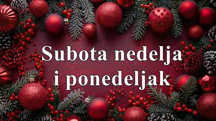 Subota nedelja i ponedeljak , mozete ocekivati mnogo neznosti i paznje.