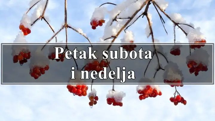 Petak subota i nedelja :Rak srecan,Lav se kaje,Strelcu sledi nova sansa…