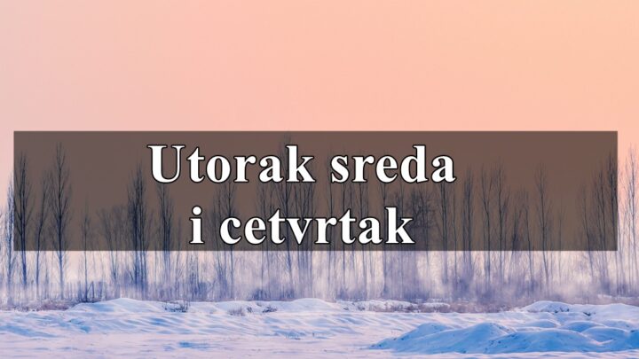 Utorak sreda i cetvrtak Blizanci finascijska sreca vas ocekuje u ova tri dana .