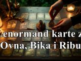 Lenormand karte za Ovna, Bika i Ribu u bliskoj budućnosti.