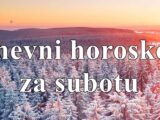 Dnevni horoskop za subotu, 25. januar 2025. godine!