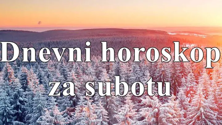 Dnevni horoskop za subotu, 25. januar 2025. godine!