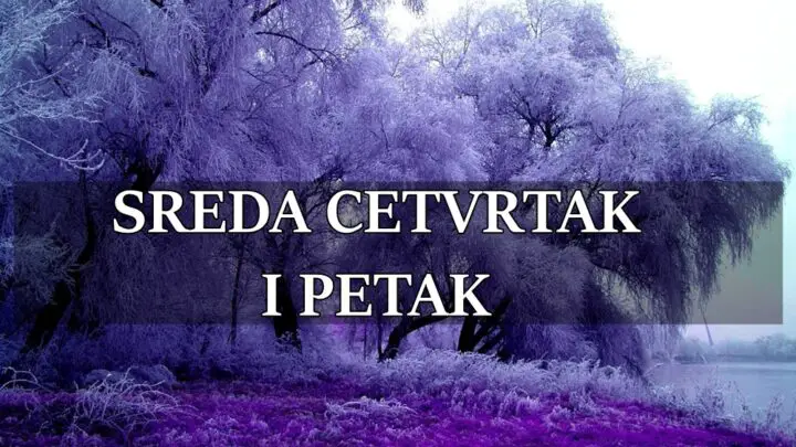 Tri dana pred nama evo sta nam to sa sobom donose.