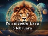 Pun mesec u lavu 5 februara evo sta donosi za sve znake zodijaka.