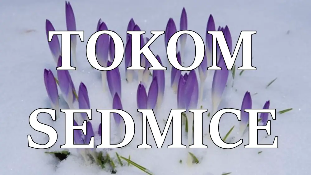 Perod do kraja sedmice nekome moze biti jako buran. Perod do kraja sedmice nekome moze biti jako buran.