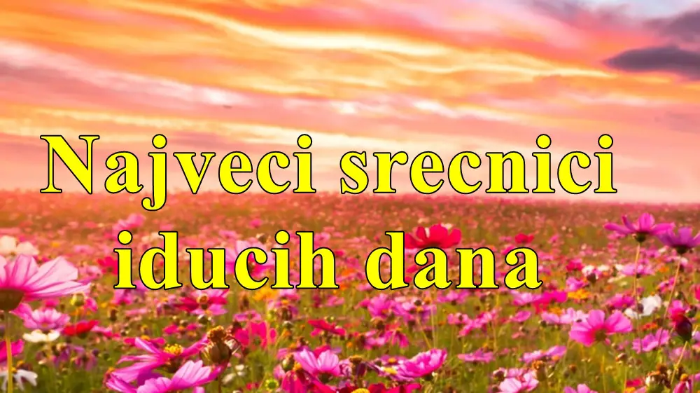 Najveci srecnici iducih dana su devica Rak i Lav !