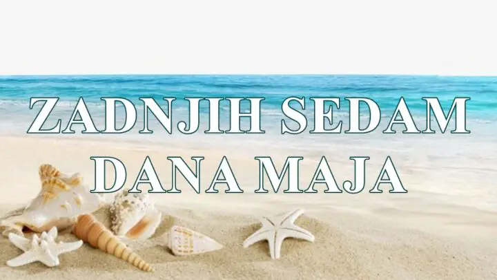 Zadnjih sedam dana maja za sve znake zodijaka.