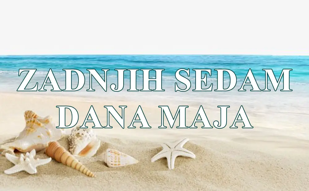 Zadnjih sedam dana maja za sve znake zodijaka. Zadnjih sedam dana maja za sve znake zodijaka.
