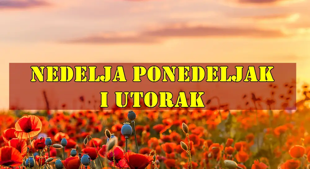 Evo šta zvezde poručuju za sve znakove zodijaka za nedelju, ponedeljak i utorak. Evo šta zvezde poručuju za sve znakove zodijaka za nedelju, ponedeljak i utorak.