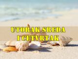 Utorak sreda i cetvrtak saznajte sta vas ceka tokom ova tri dana .