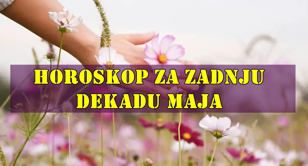 Horoskop za zadnju dekadu maja za sve znake zodijaka. Horoskop za zadnju dekadu maja za sve znake zodijaka.