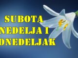 Subota nedelja i ponedeljak za neke znake vreme radosti.