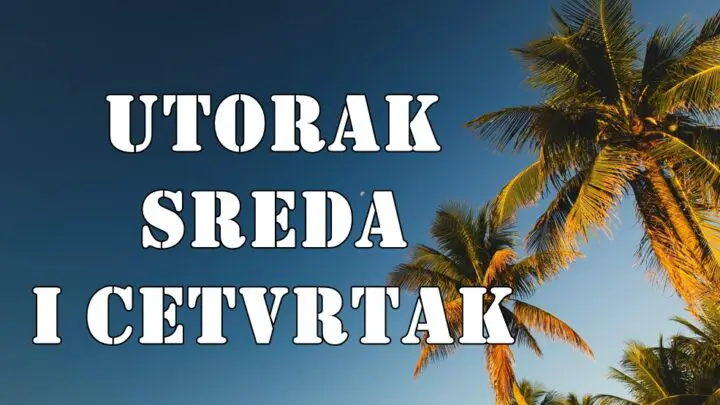Utorak  sreda i cetvrtak tri dana radosti za neke znake zodijaka.
