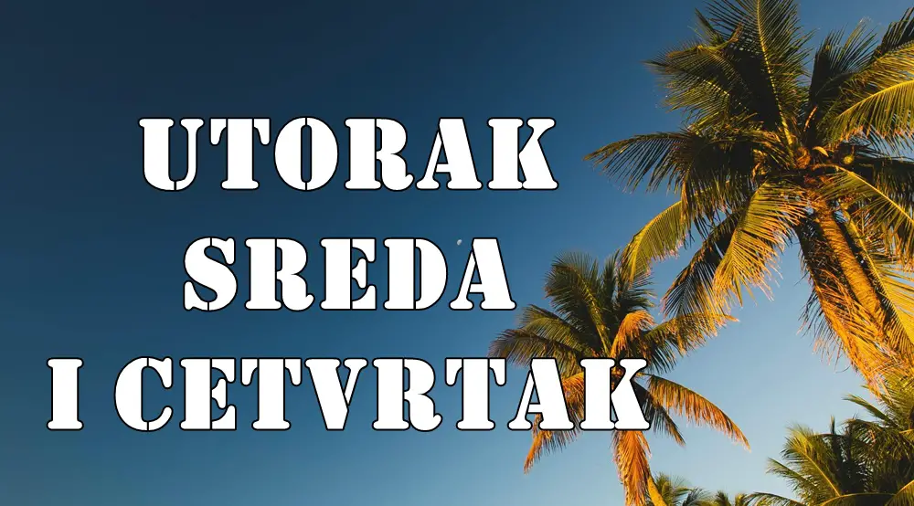 Utorak  sreda i cetvrtak tri dana radosti za neke znake zodijaka.