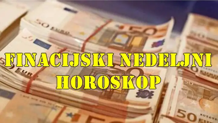 Finacijski nedeljni horoskop:Škorpija  ova nedelja donosi povoljne finansijske vesti iz inostranstva, kroz obrazovanje ili pravne procese.