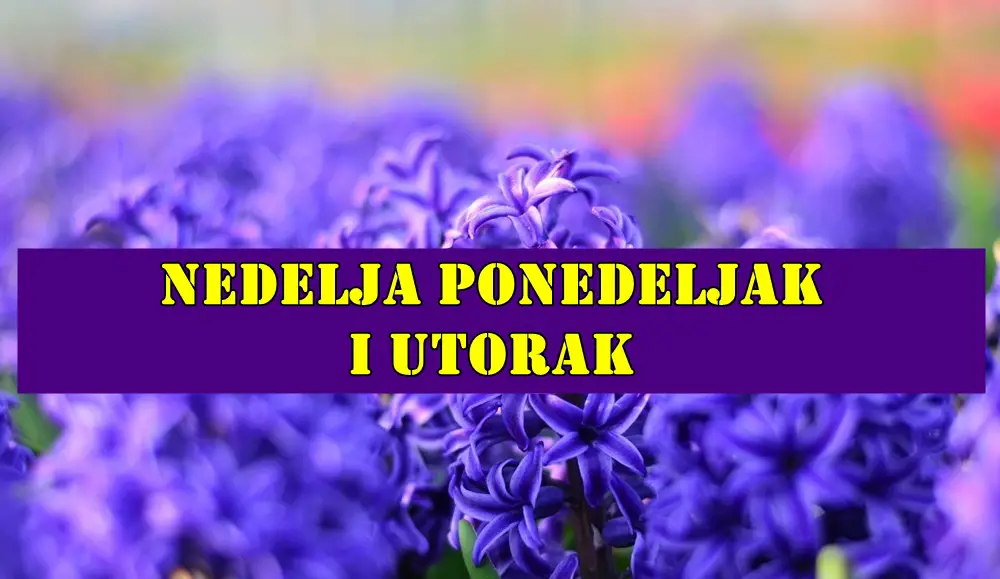 Nedelja ponedeljak i utorak, saznajte sta vas u ova tri dana ocekuje !