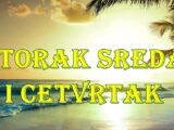Utorak sreda i cetvrtak saznajte sta vas u ova tri dana ceka.