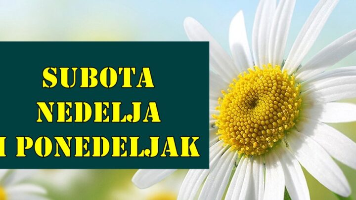 Subota nedelja i ponedeljak tri dana promena su pred nama evo i kojih.
