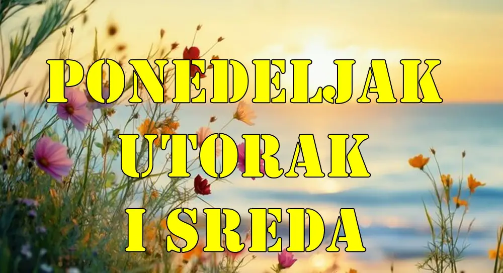 Ponedeljak utorak i sreda za Blizance flert je u zraku a Skorpion oseca unutarnju napetost. Ponedeljak utorak i sreda za Blizance flert je u zraku a Skorpion oseca unutarnju napetost.