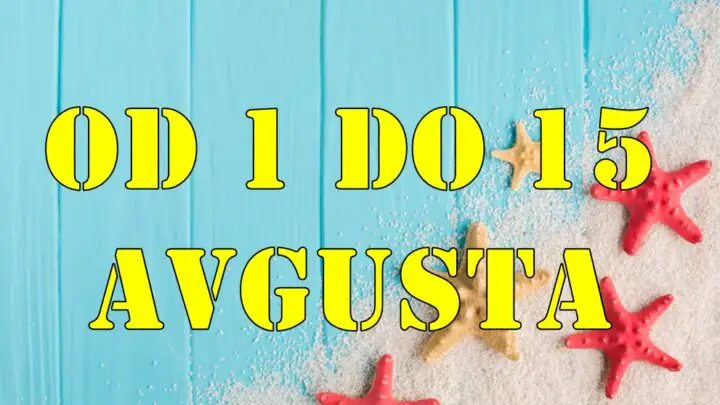 Od 1 do 15 avgusta Ovnovi oprezno blizanci poteskoce na poslu a Skorpije vama je moguc fler na poslu.