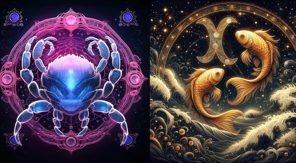 Rak i Ribe su među najosećajnijim, najdubljim i najplemenitijim znacima Zodijaka.